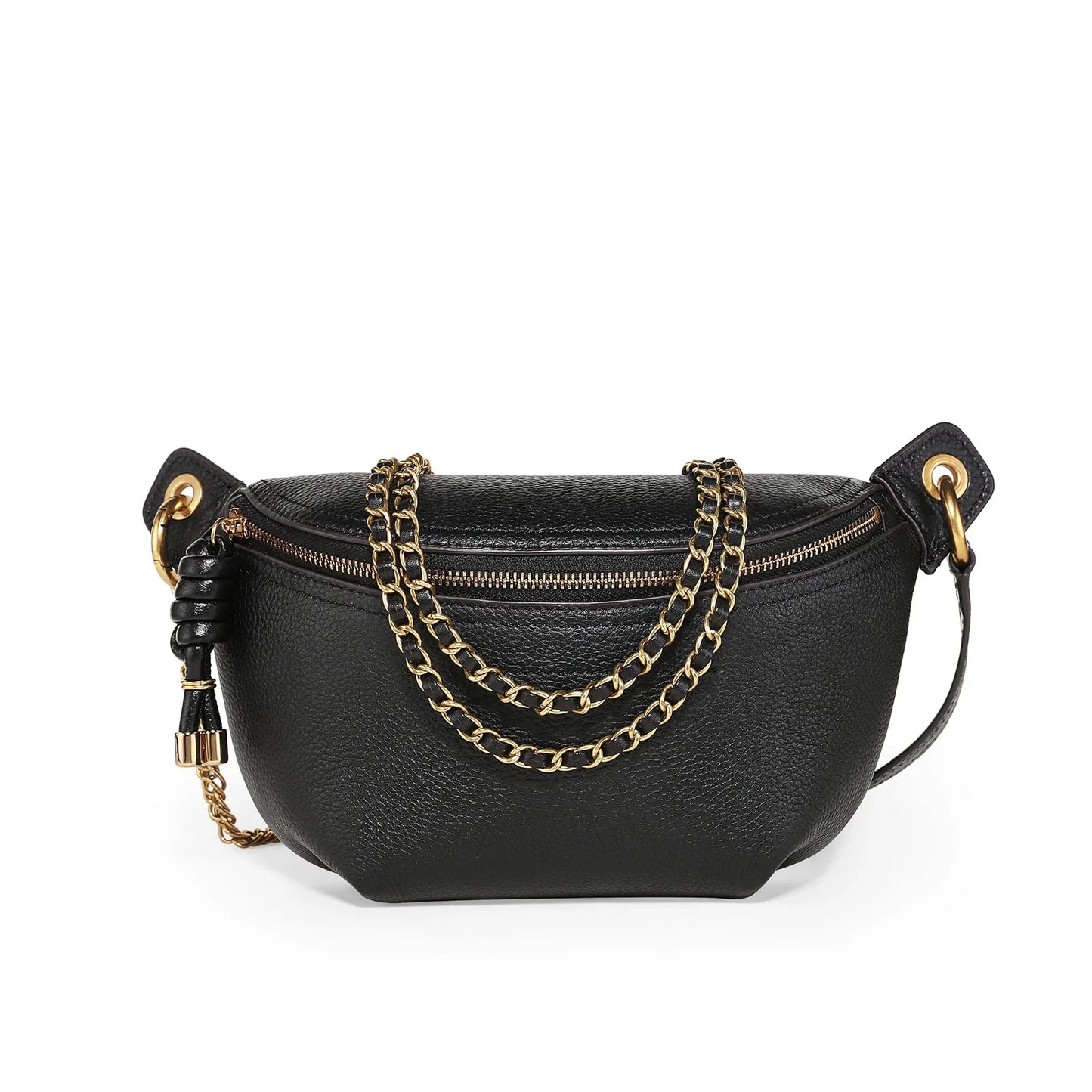 Stylish Women's Genuine Leather Waist Pack | Trendy Belt Bag