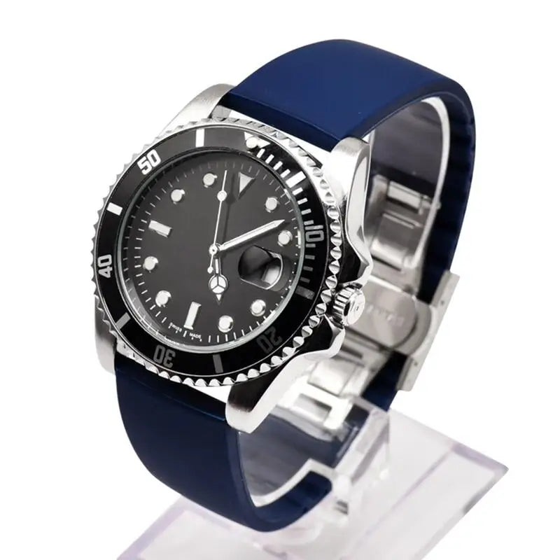 Soft Silicone Quick Release Watchband with Butterfly Buckle