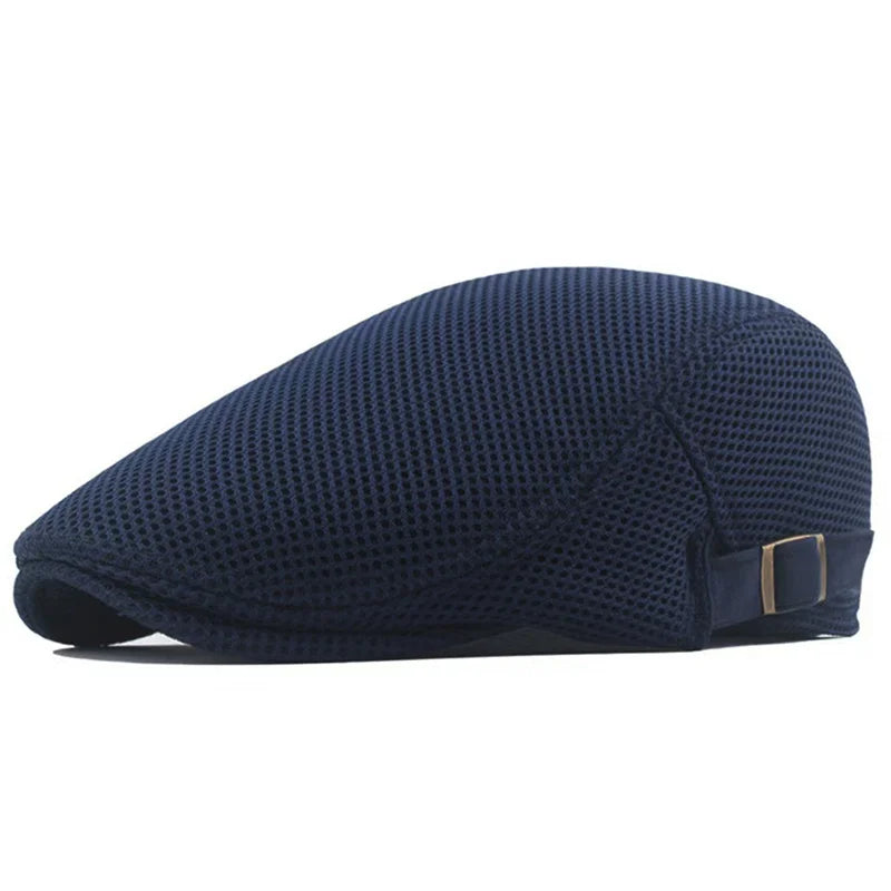 Men's Adjustable Mesh Newsboy Caps | Trendy Spring & Summer Style