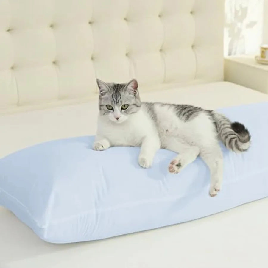 Cooling Cotton Body Pillow Insert | Soft Full Body Pillow for Comfort