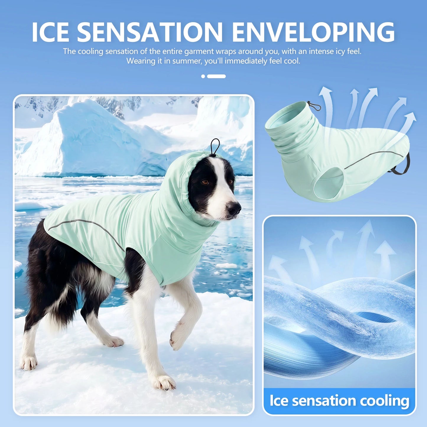 Pet Dog Sun Protective Clothing UV shirt Cooling Clothes Breathable Pets Outdoor Coatb Dogs Cats Pet Clothing in Summer