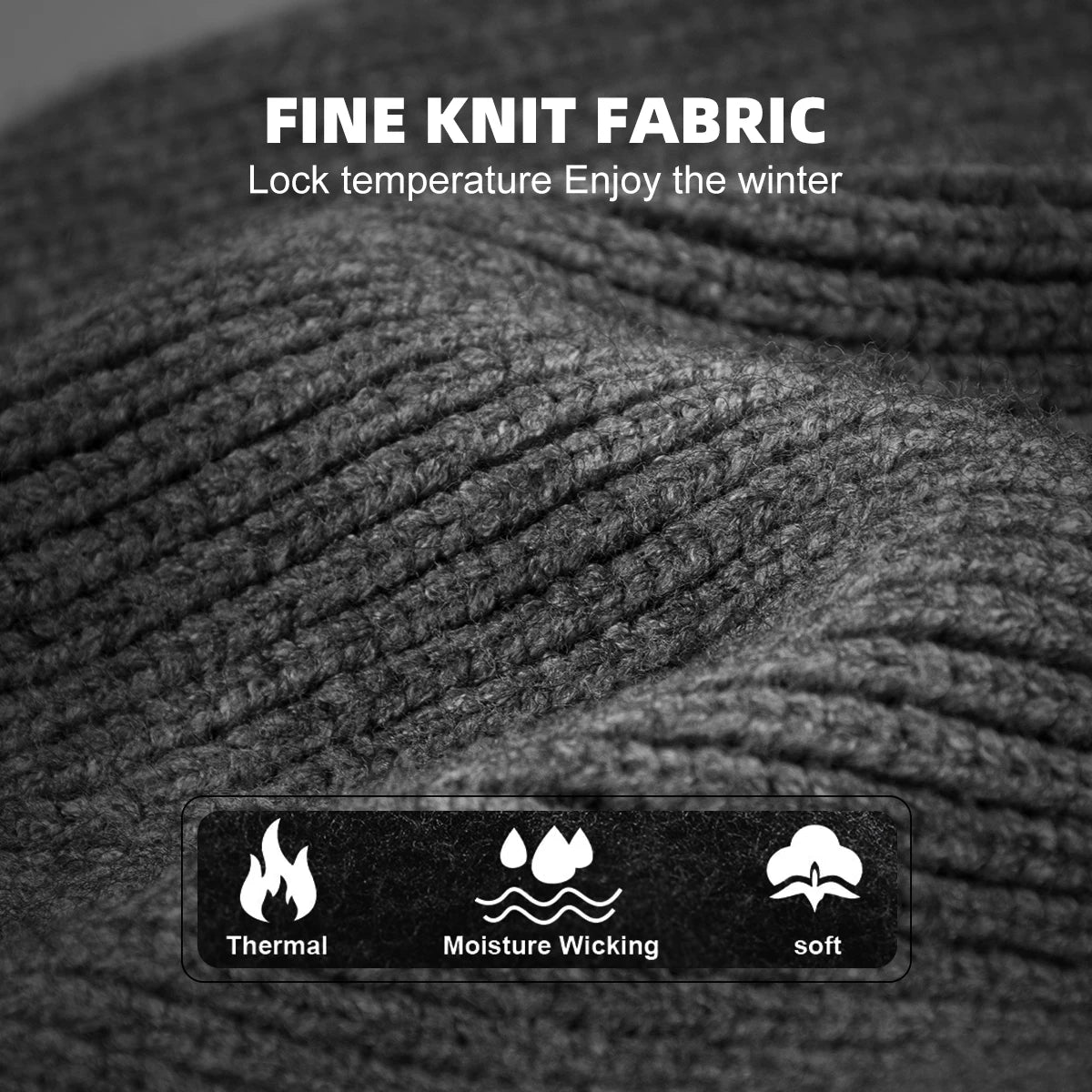 Unisex Thermal Cycling Beanie | Windproof Winter Cap for Outdoor Sports