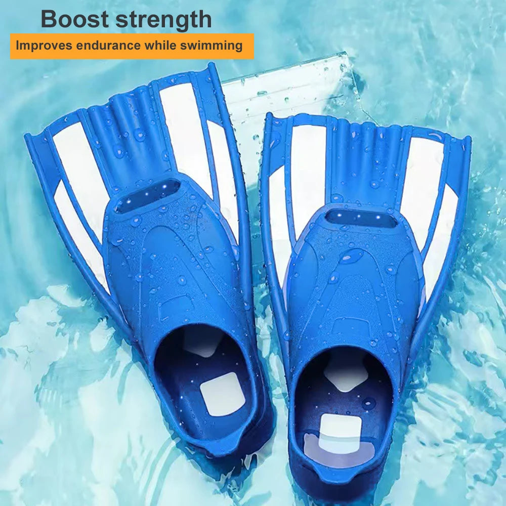 Adult Silicone Short Swim Flippers for Snorkeling & Diving
