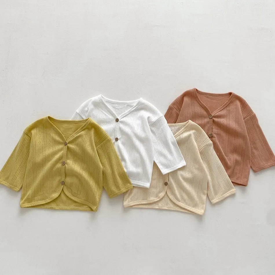 Lightweight Kids Summer Jacket | Stylish Toddler Cardigan Top