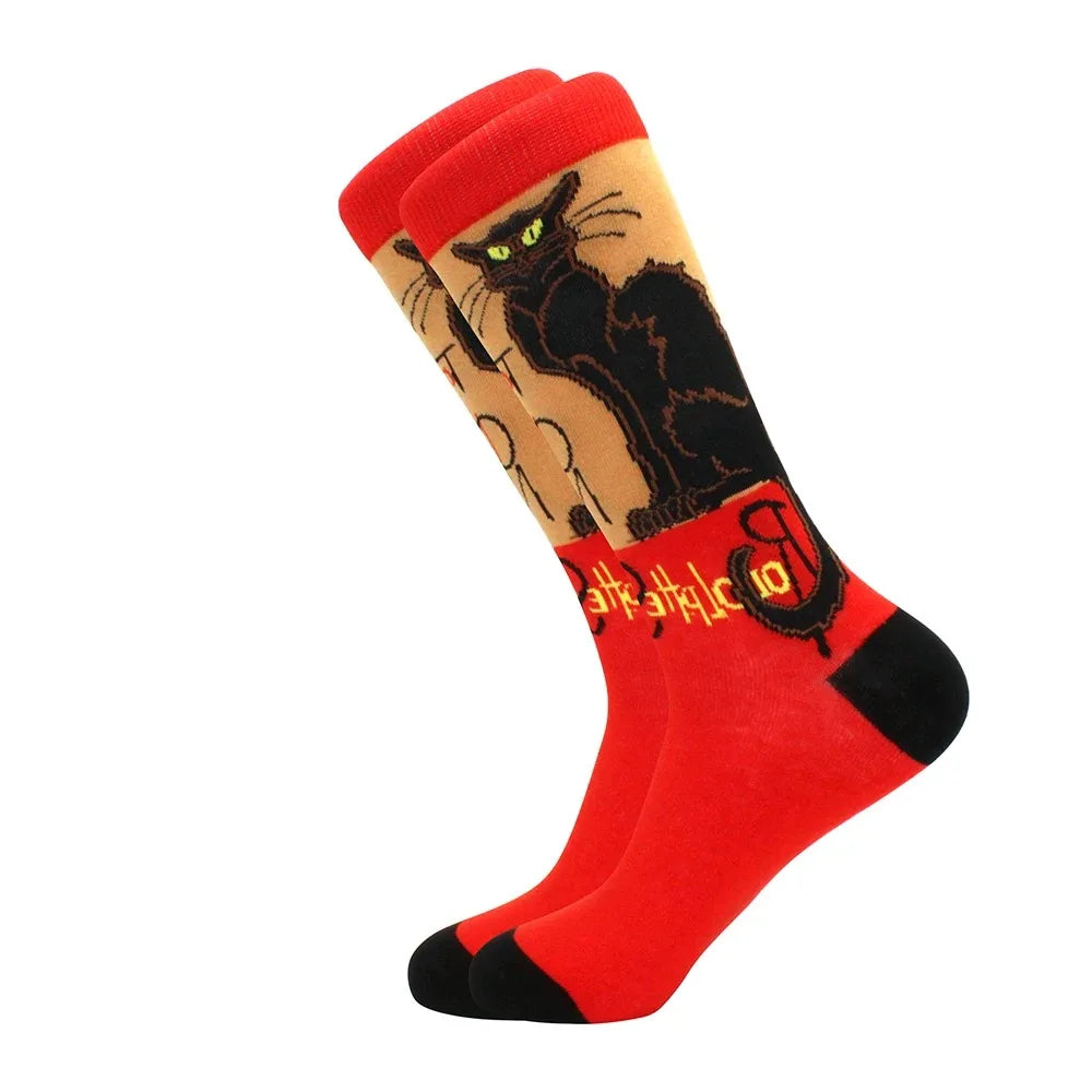 Funny Mid-Top Unisex Socks | Unique Hip Hop Shark Design