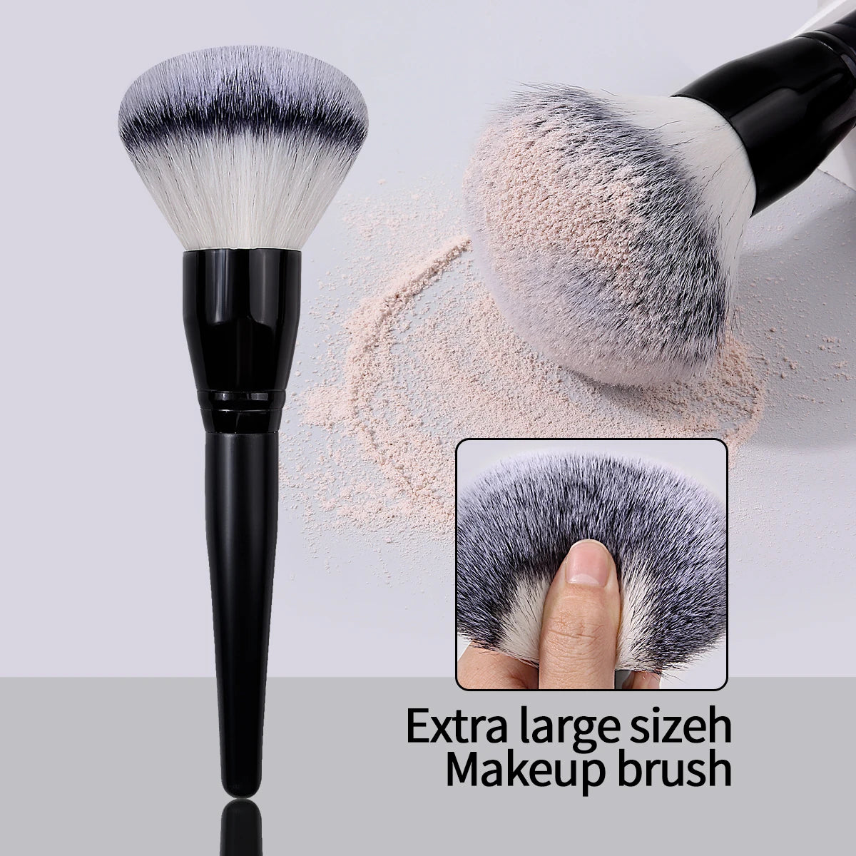 Ultra Large Loose Powder Brush | High-End Makeup Tool