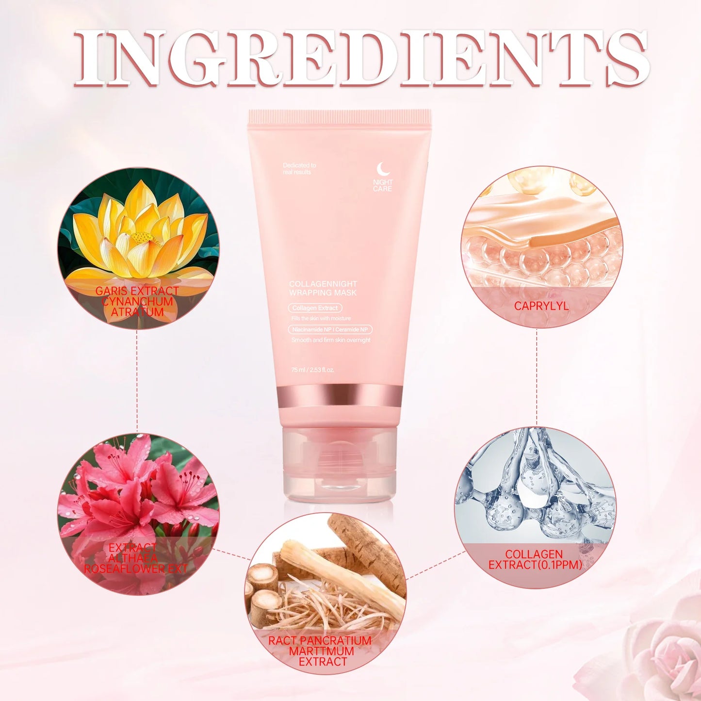 Collagen Overnight Sleeping Mask | Anti-Aging Night Treatment