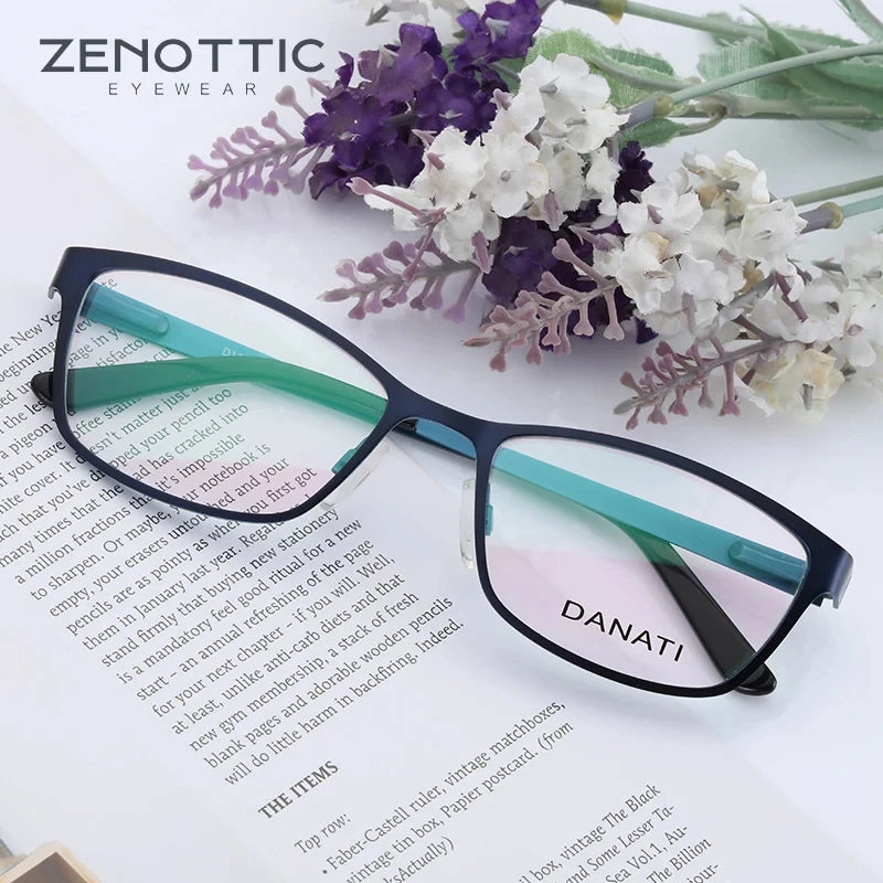 Stylish Women’s Rectangle Prescription Glasses | Anti-Blue Light Eyewear