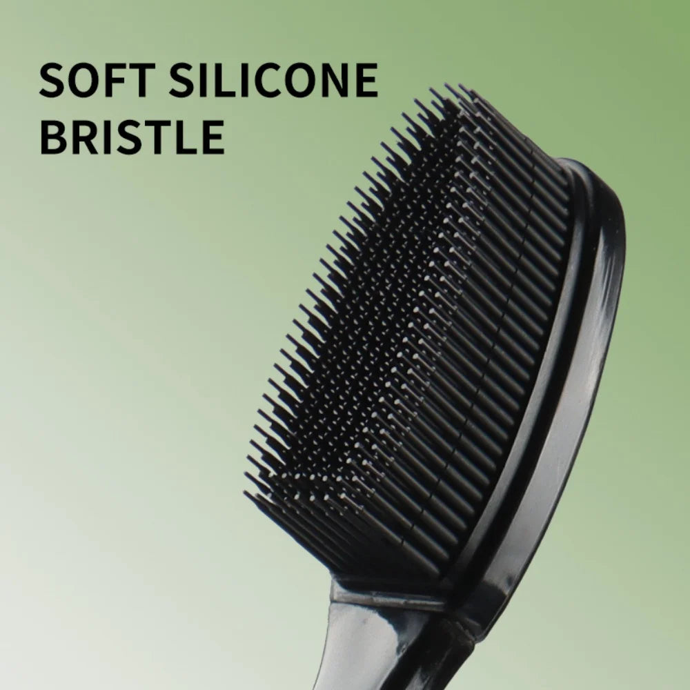 Silicone Bristle Toothbrush Sets | Colorful Deep Cleaning Tools
