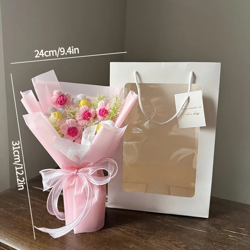 Ramo de flores de ganchillo hecho a mano | El regalo perfecto para cualquier ocasión