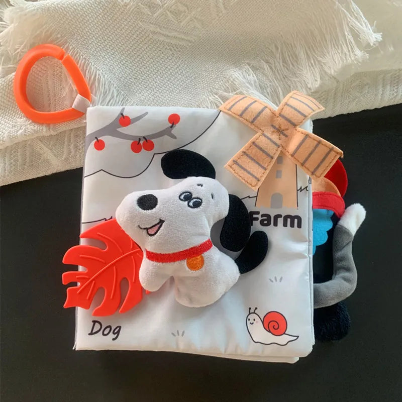 Soft Baby Cloth Animal Book | Engaging Sensory Learning Toy