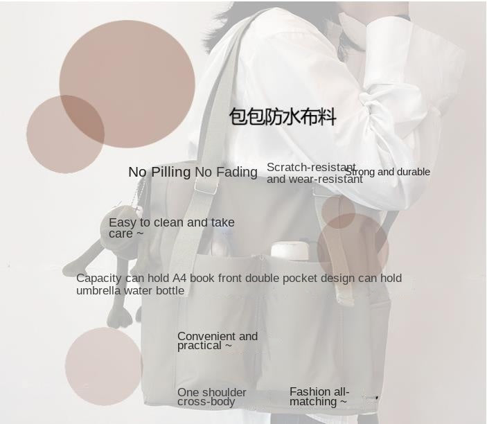 Large Capacity Waterproof Women's Handbag | Stylish Shoulder Tote