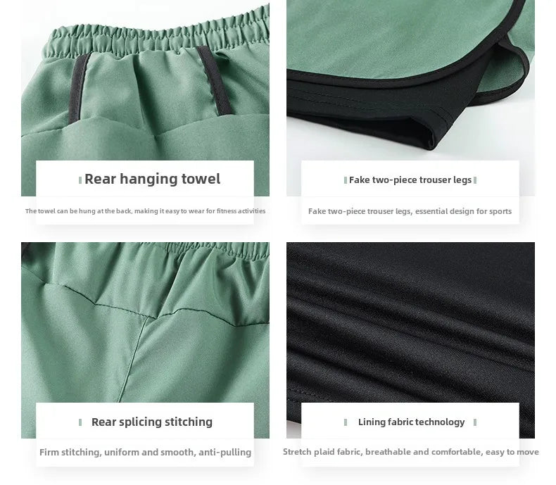 Men's 2-in-1 Camo Running Shorts | Quick Dry Gym Wear