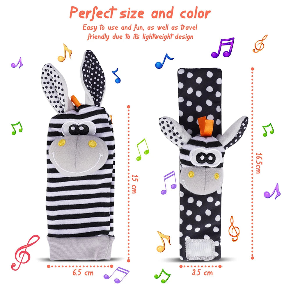 Cute Baby Rattle Socks Set for Infants | Fun and Safe Toys