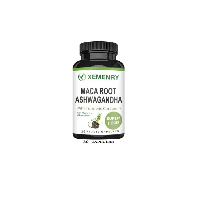 Men's Maca Root + Ashwagandha Supplement | Boost Energy & Vitality
