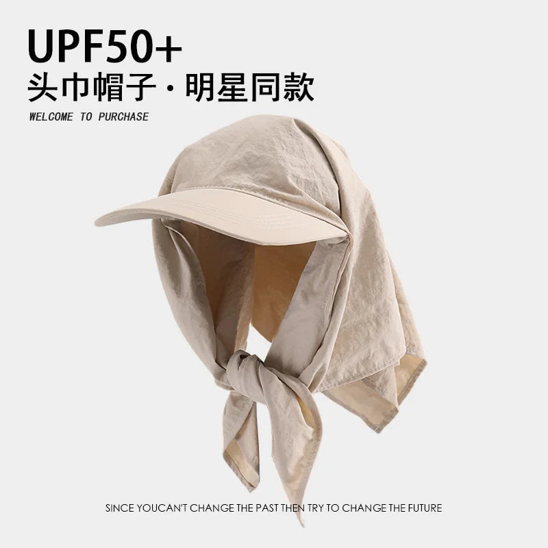 Versatile Solid Color Headscarf Caps | Spring Summer Sun Hat