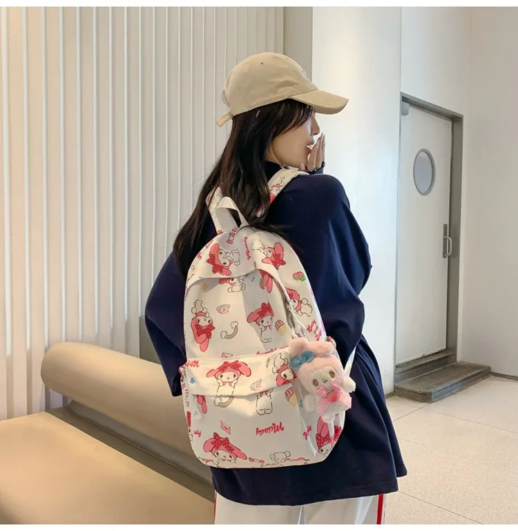 Kawaii Anime Girl Backpack | Large Capacity Student Bag