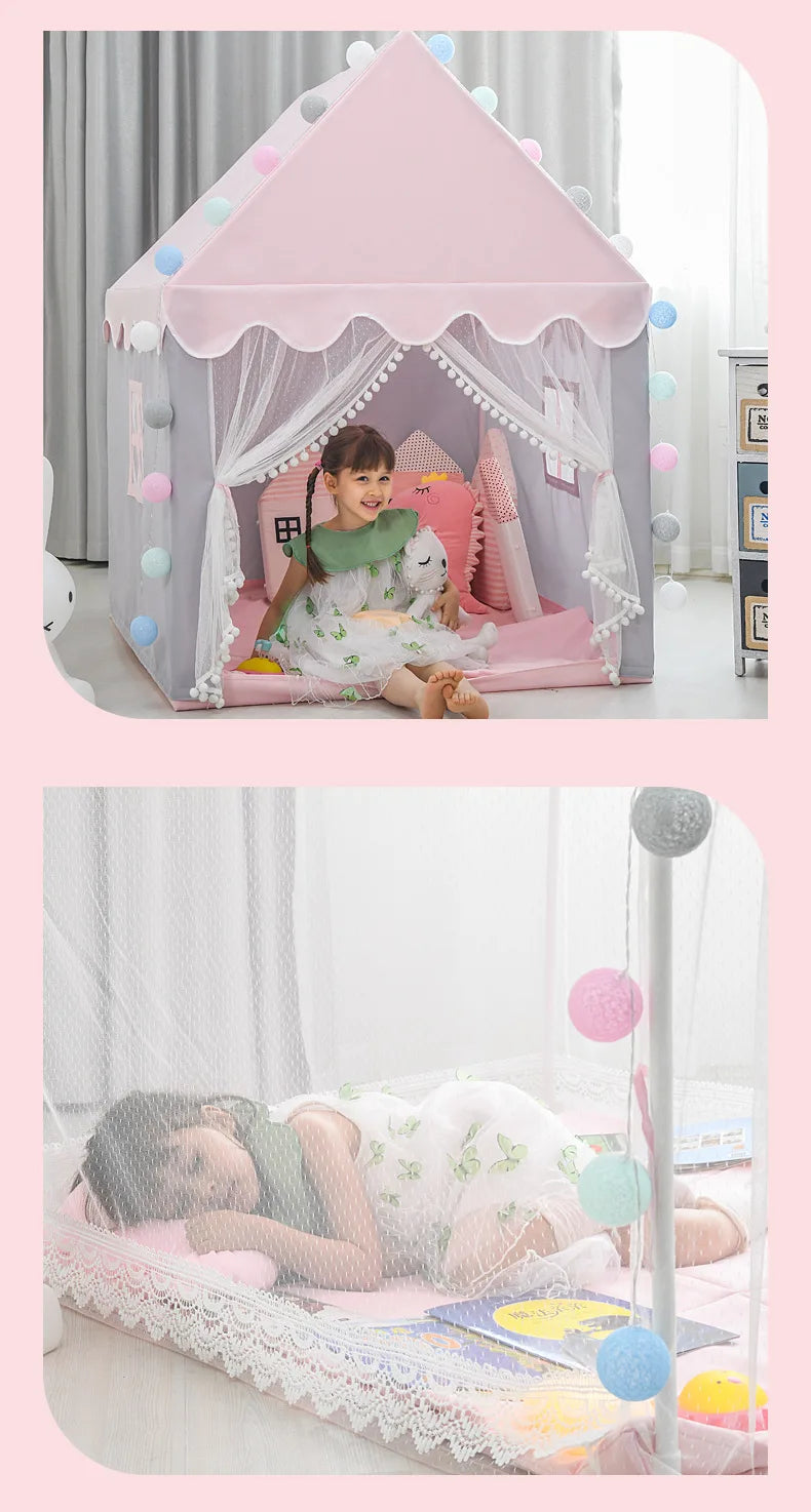 Large Children Toy Tent | Fun Folding Kids Wigwam Playhouse
