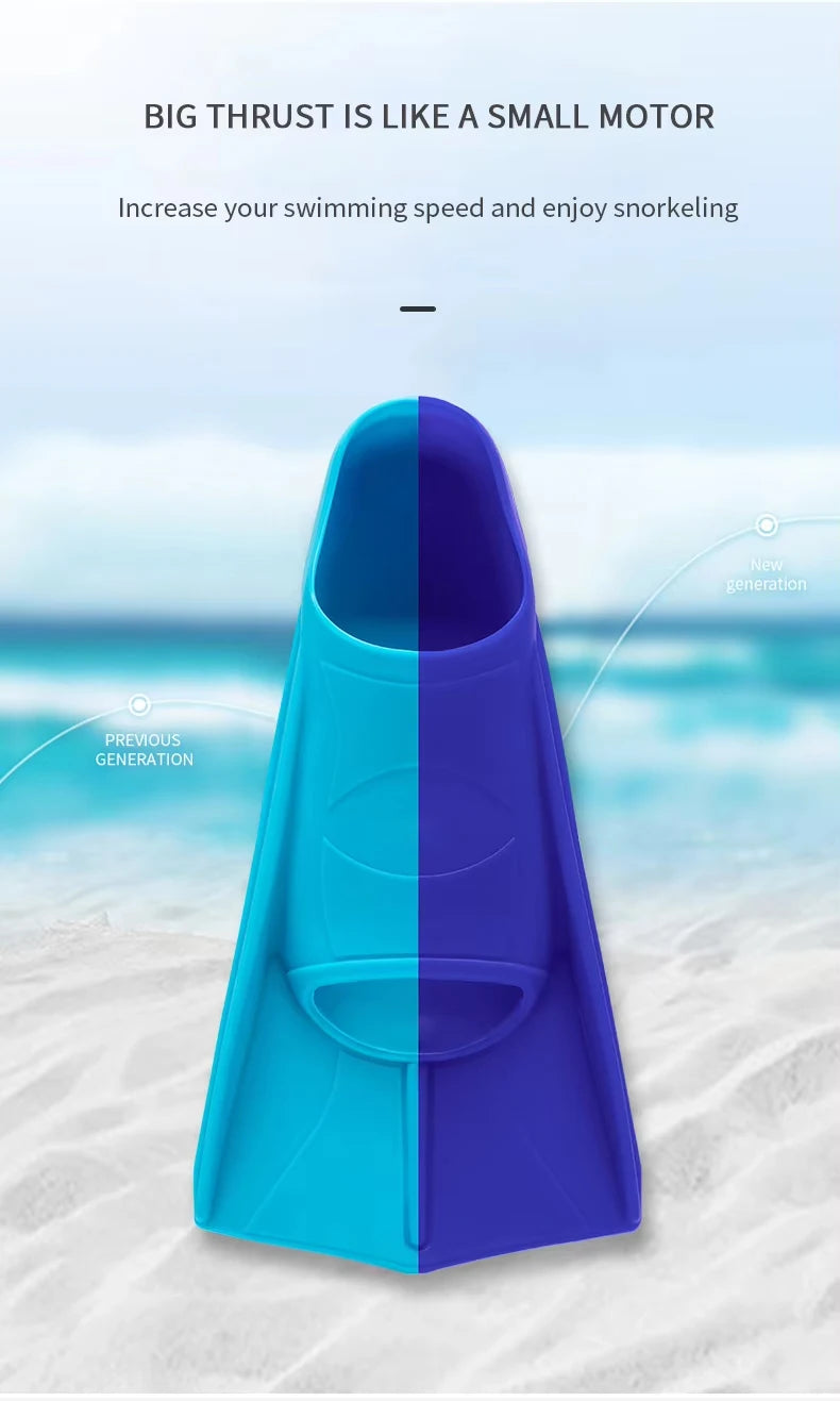 Silicone Swim Fins for Kids & Adults | Perfect for Pool Training