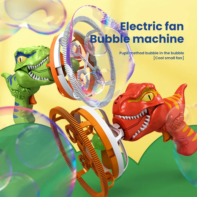 Dinosaur Electric Bubble Gun | Fun Automatic Bubble Machine for Kids