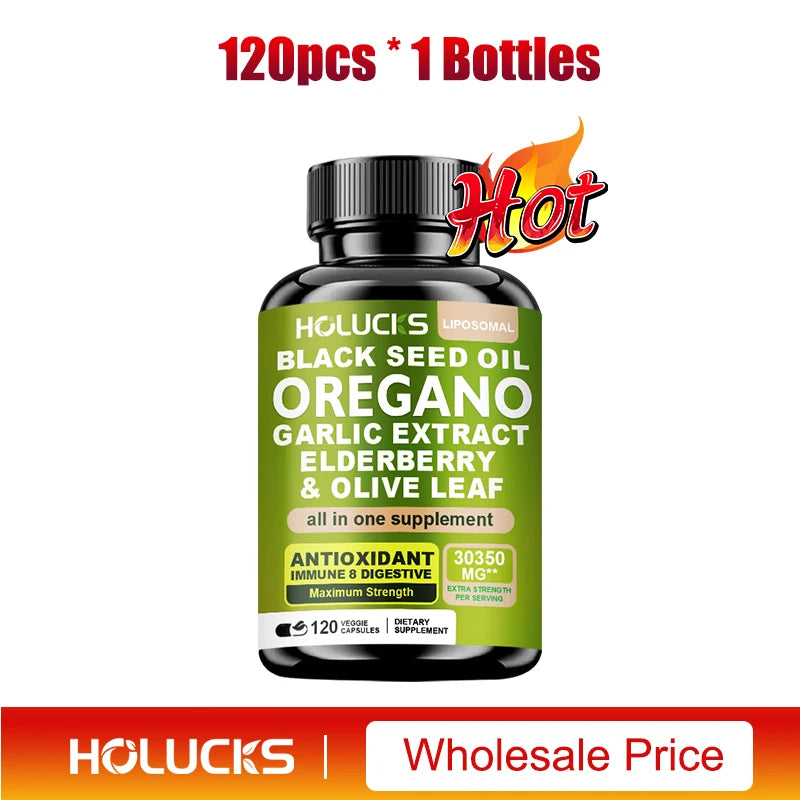 10 in 1 Oregano Oil Supplement with Immune & Digestive Support