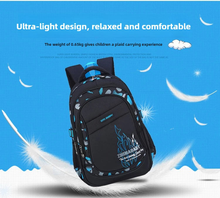 Waterproof Lightweight School Backpack for Kids | Large Capacity