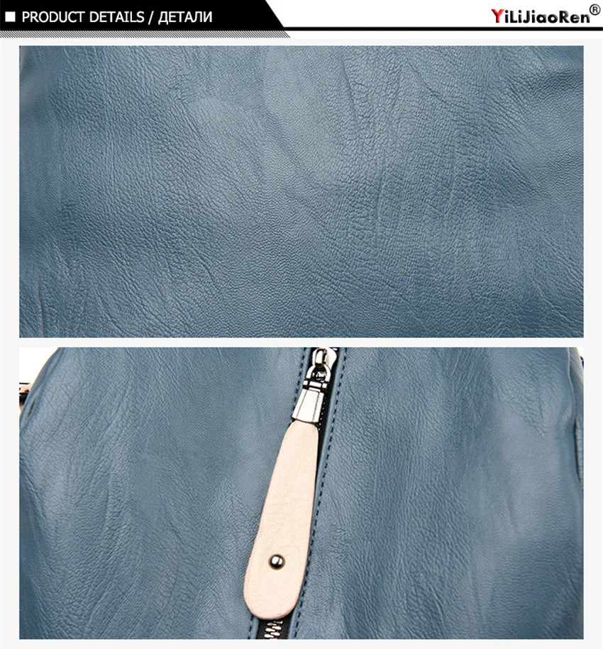Stylish Women's Soft Leather Backpack | Ideal for Travel & School