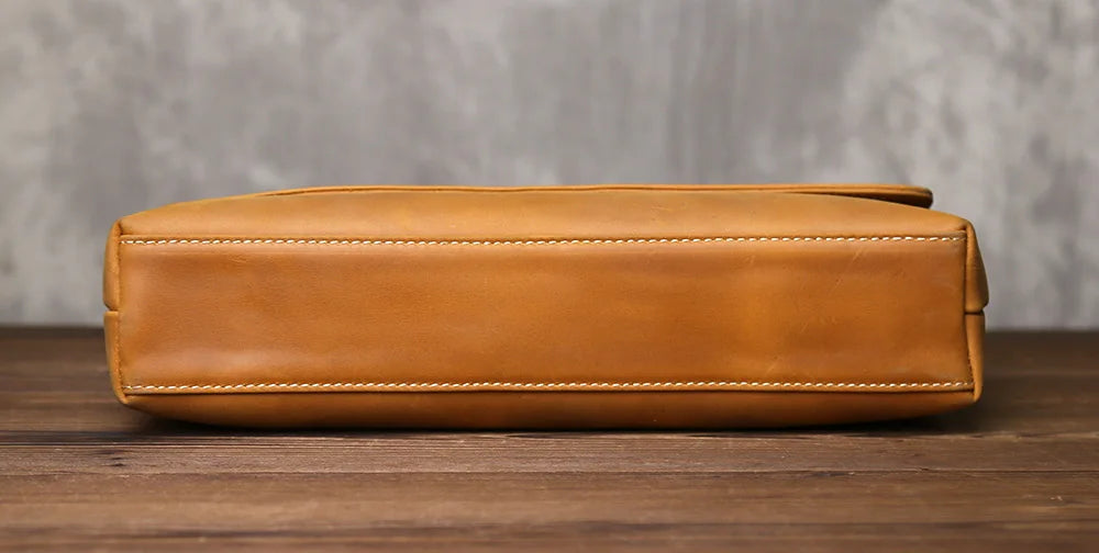 Retro One-Shoulder Genuine Leather Backpack | Large Capacity