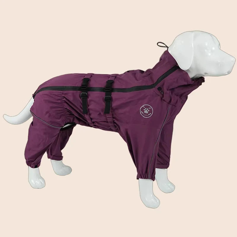 Waterproof Reflective Dog Raincoat | Adjustable Pet Jacket