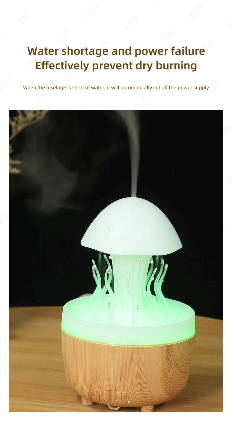 Colorful Night Light Aromatherapy Humidifier | Relaxing Bedroom Decor