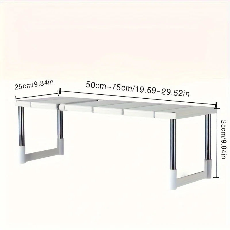 Adjustable Under Sink Storage Rack | Expandable Cabinet Organizer