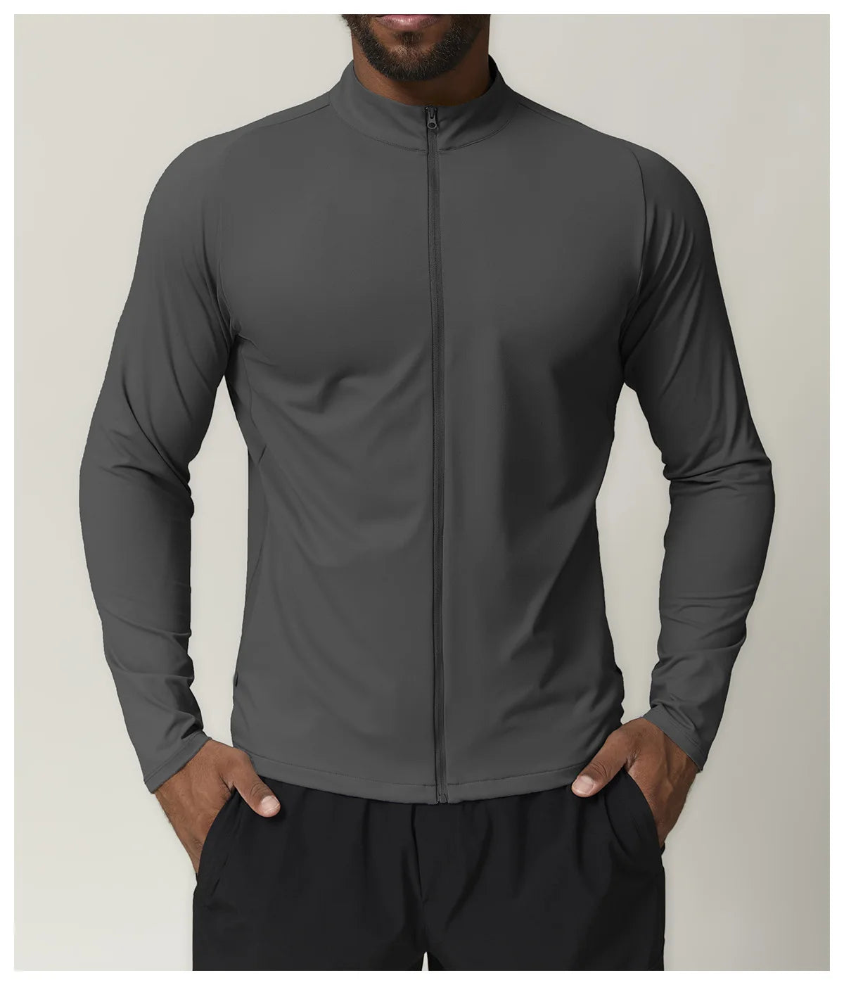 Men's Versatile Warm Athletic Jacket | Stretchable & Breathable
