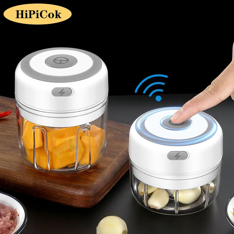 Mini Electric Meat Grinder & Garlic Crusher | Kitchen Essential
