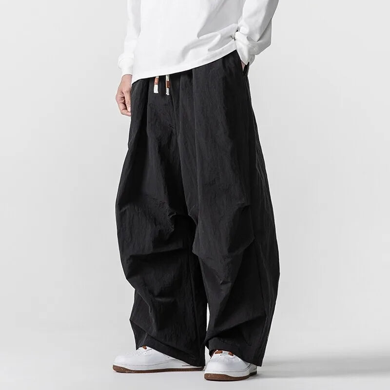 Men's Cargo Pants | Casual Oversized Harem Trousers for Spring