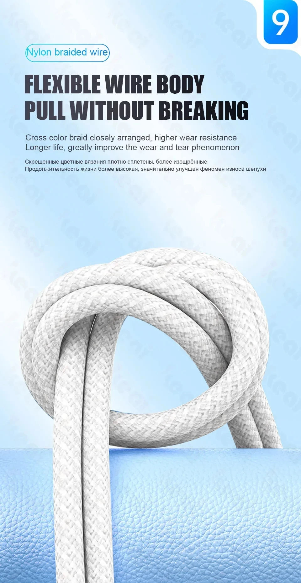 60W USB C Charging Cable | Fast Braided Cable for iPhone