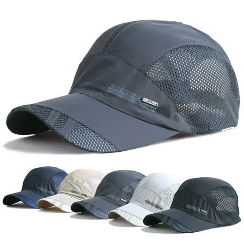 Adjustable Quick Dry Breathable Sports Cap for Outdoor Activities