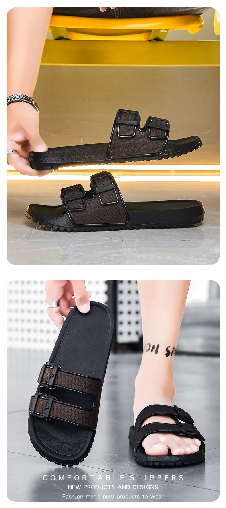 Men's Comfortable EVA Slippers for Indoor & Outdoor Use