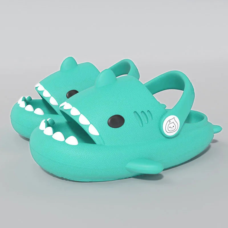 Kids Shark Slippers | Cartoon Non-slip Soft Sandals for Summer