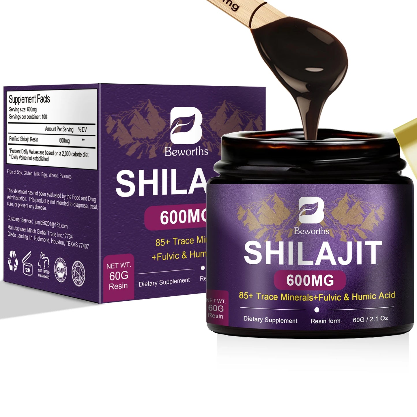 Pure Himalayan Shilajit Resin - Natural Energy Supplement