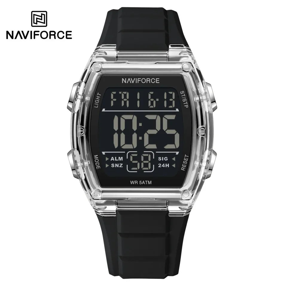 Luxury Digital Sport Watches for Men | Waterproof Silicone Band