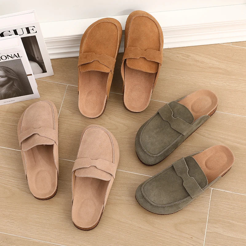 Comfortable Suede Clogs & Slippers for Men and Women | Stylish & Slip-Resistant
