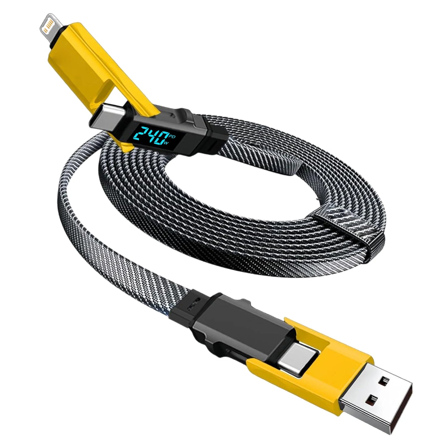 4 In 1 Fast Charging Multi Port USB Cable | Universal Charger Cord