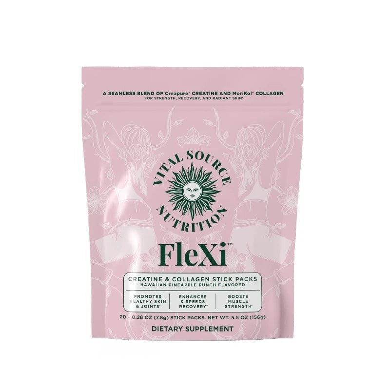 Creatine & Collagen Powder Stick Packs for Strength & Skin Health
