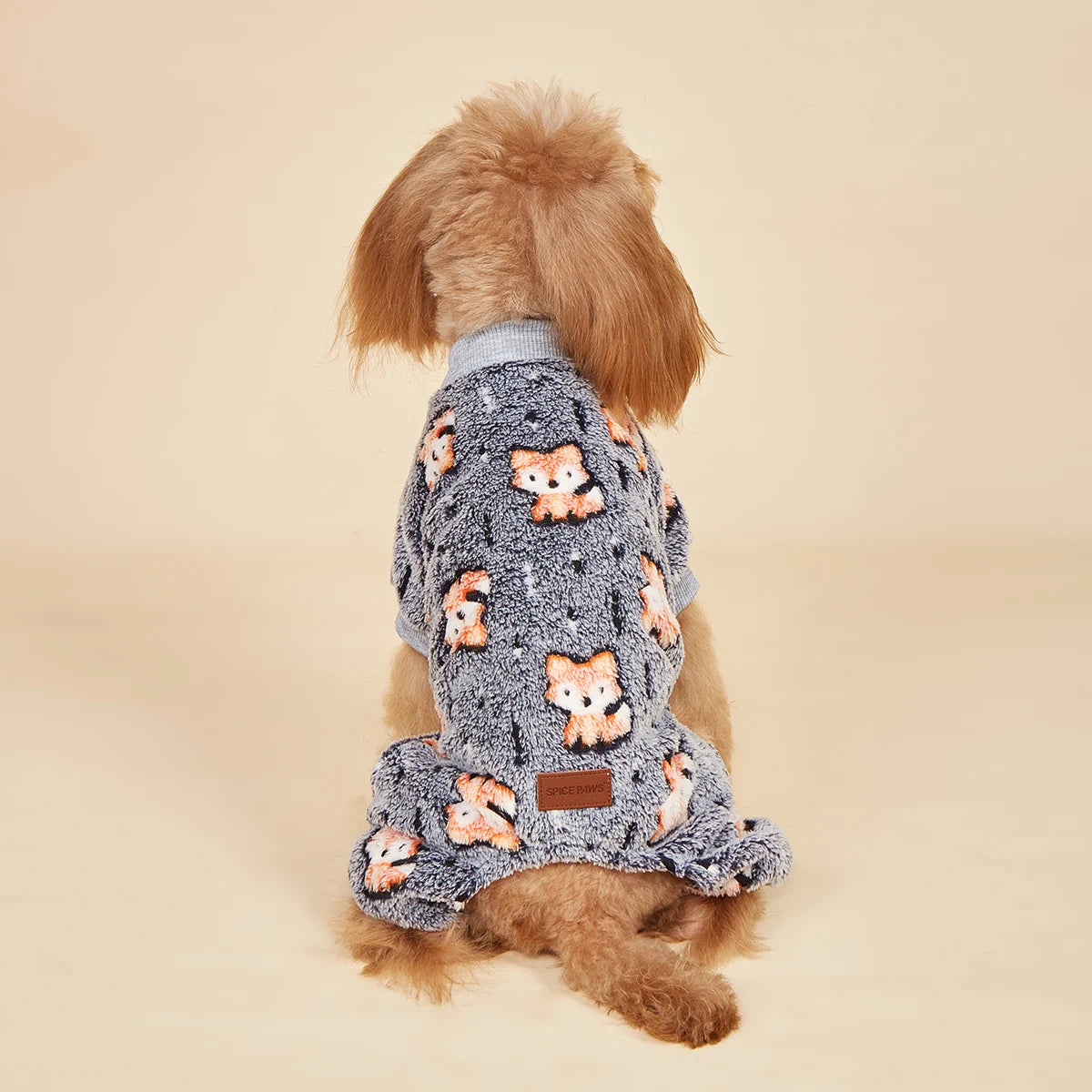 Cozy Winter Dog Pajamas for Small Dogs | Fleece Pajamas for Puppies