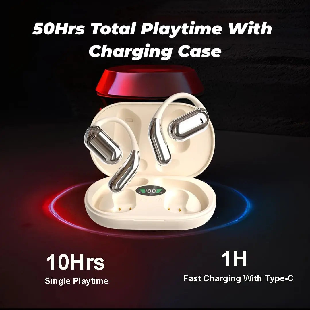AI Translation Earbuds | Bluetooth 5.3 Open Ear Headphones