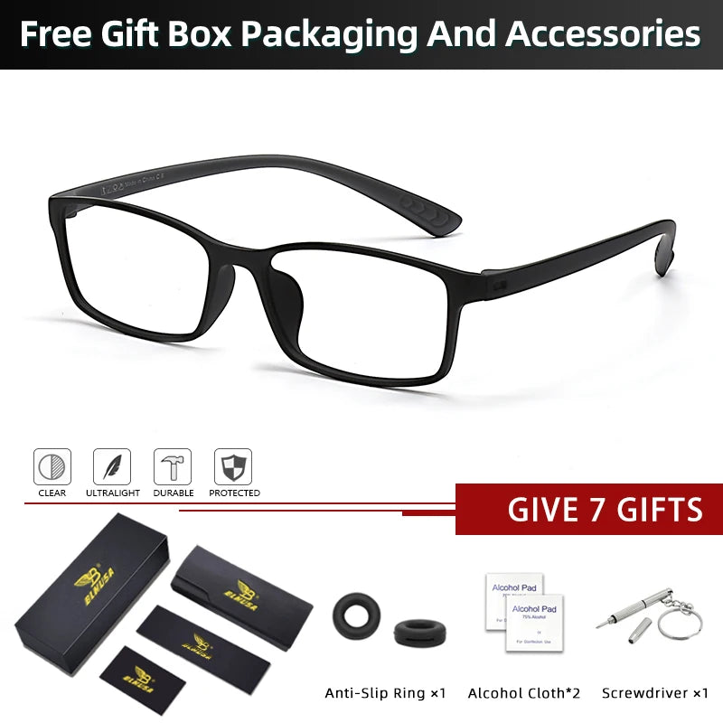 Men's Ultralight Prescription Sports Eyewear | Anti-Blue Ray Glasses