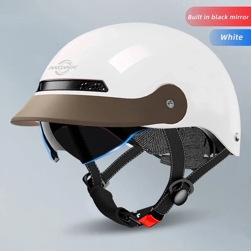 Summer Breathable Open Face Motorcycle Helmet for Adults