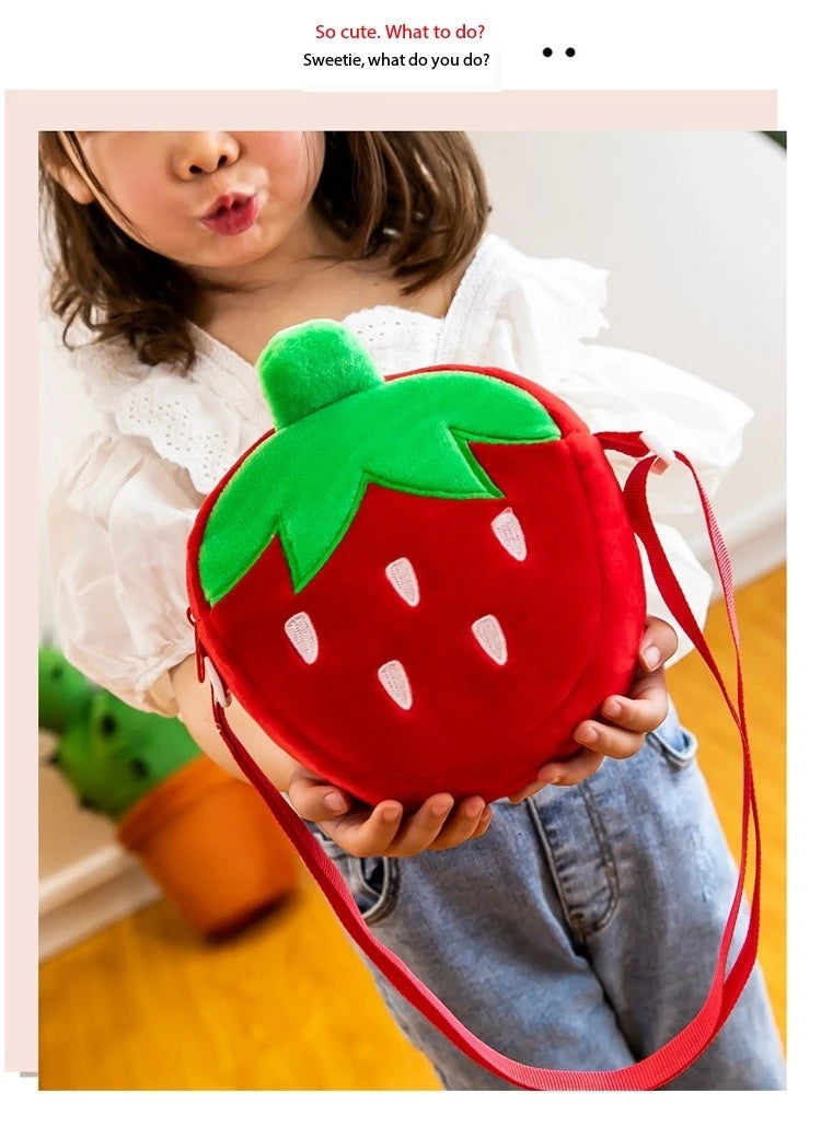 Cute Plush Baby Girls Coin Purse Handbags | Adorable Winter Bags
