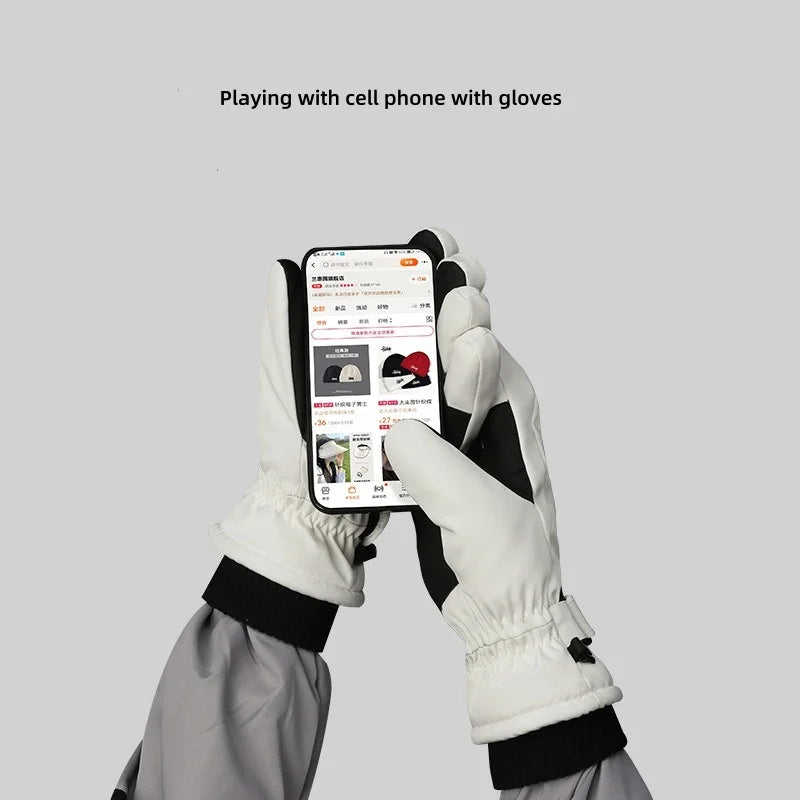 Professional Winter Skiing Gloves | Warm Waterproof Mittens