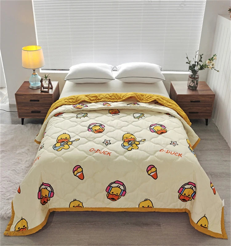 Cool Summer Quilt | Soft, Breathable Air Conditioner Blanket